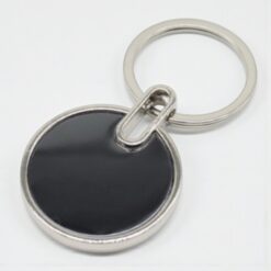 Круглий металічний брелок