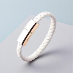 USB браслет білий