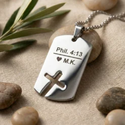 Чоловічий кулон з хрестом